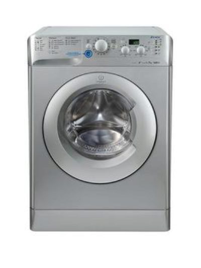 Indesit Innex Xwd71452S 1400 Spin, 7Kg Load Washing Machine - Silver